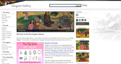 Desktop Screenshot of gauguingallery.com